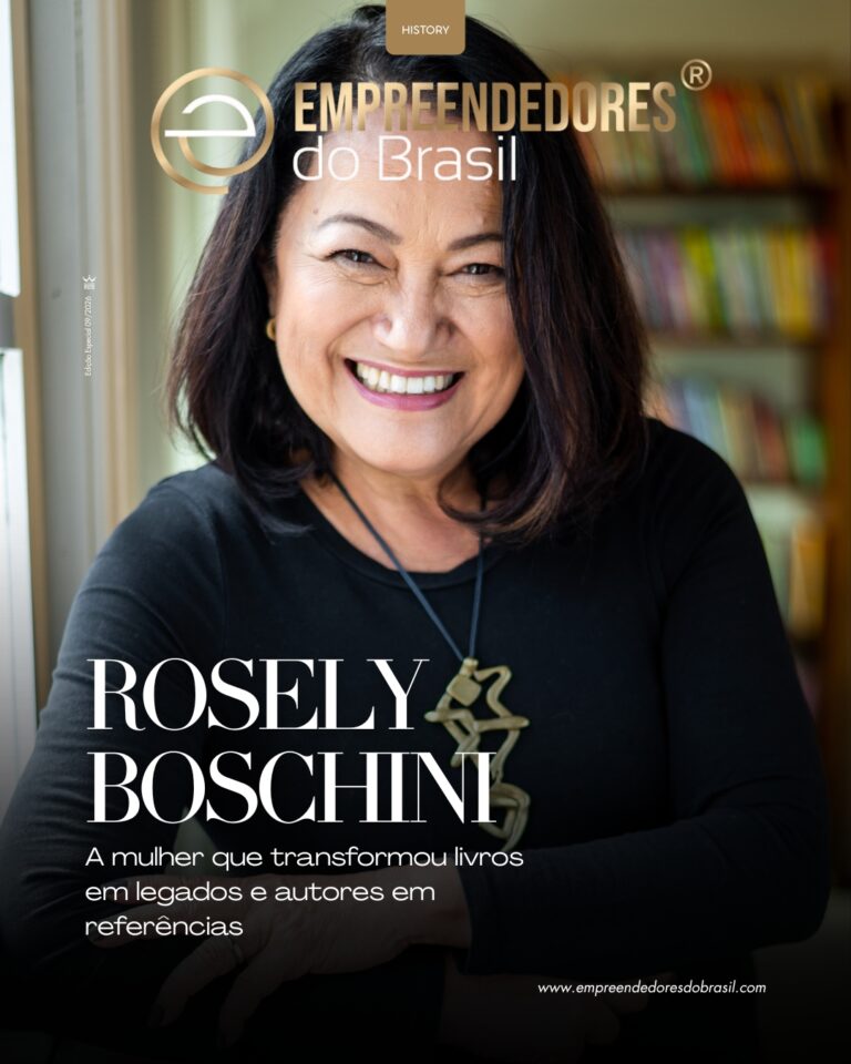 Rosely Boschini. A mulher que transformou livros em legados e autores em referências